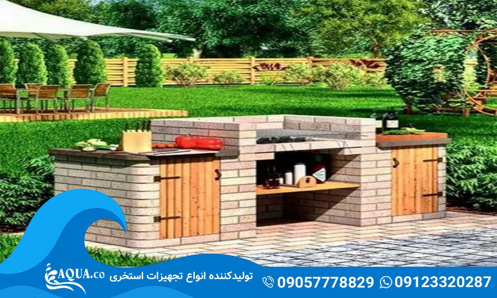ساخت باربیکیو در باغ