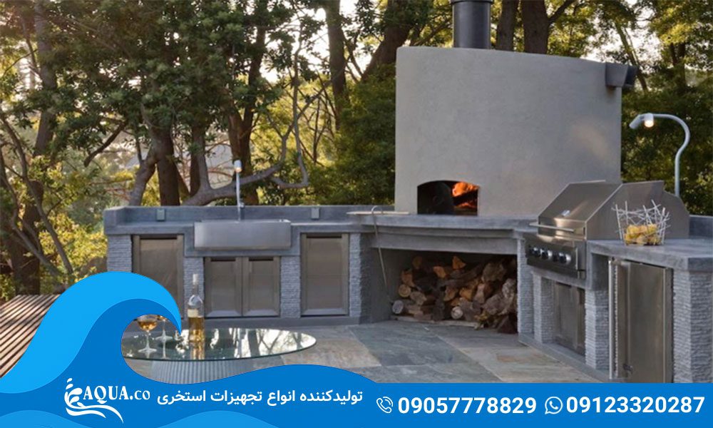 ساخت باربیکیو در باغ
