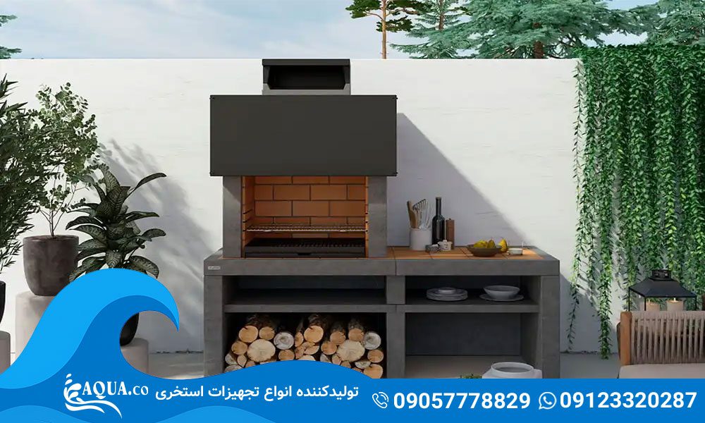 ساخت باربیکیو در باغ