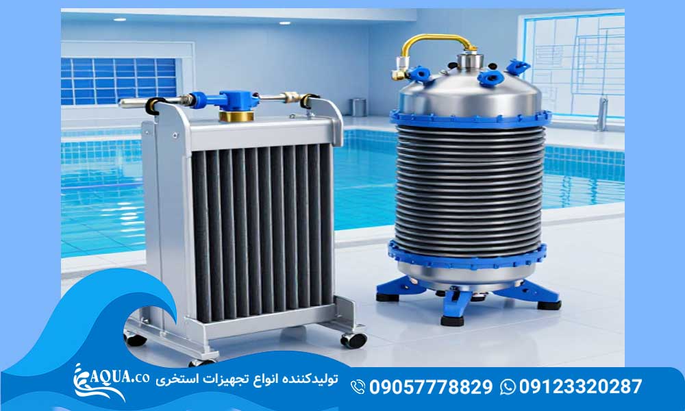 انواع مبدل حرارتی استخری و تفاوت آن ها